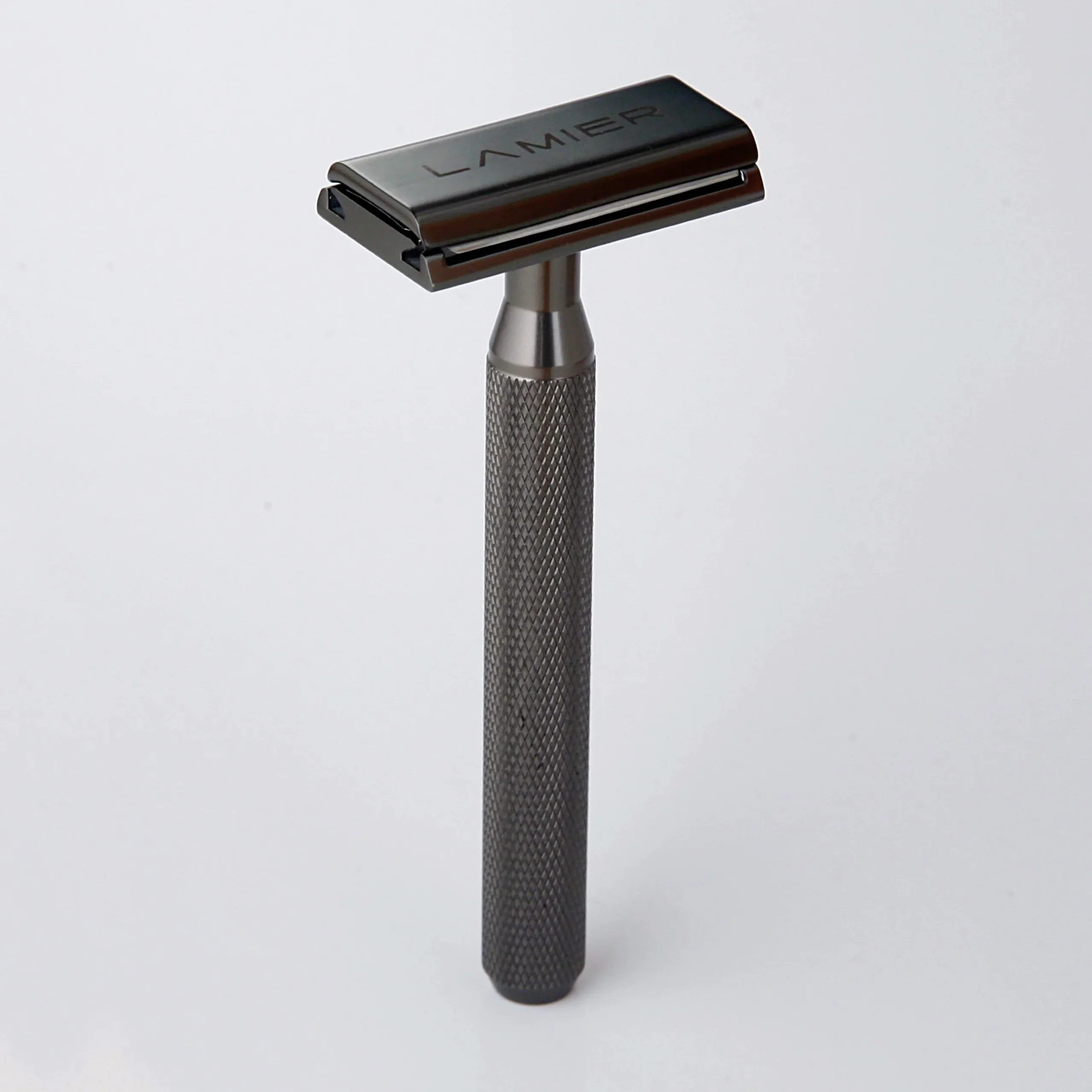 Manche du rasoir Lamier ALZ-PREMIUM en aluminium – détail manche